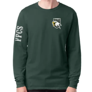 FFCS 2025 Eagles Green Long Sleeve T-Shirt -Back Print